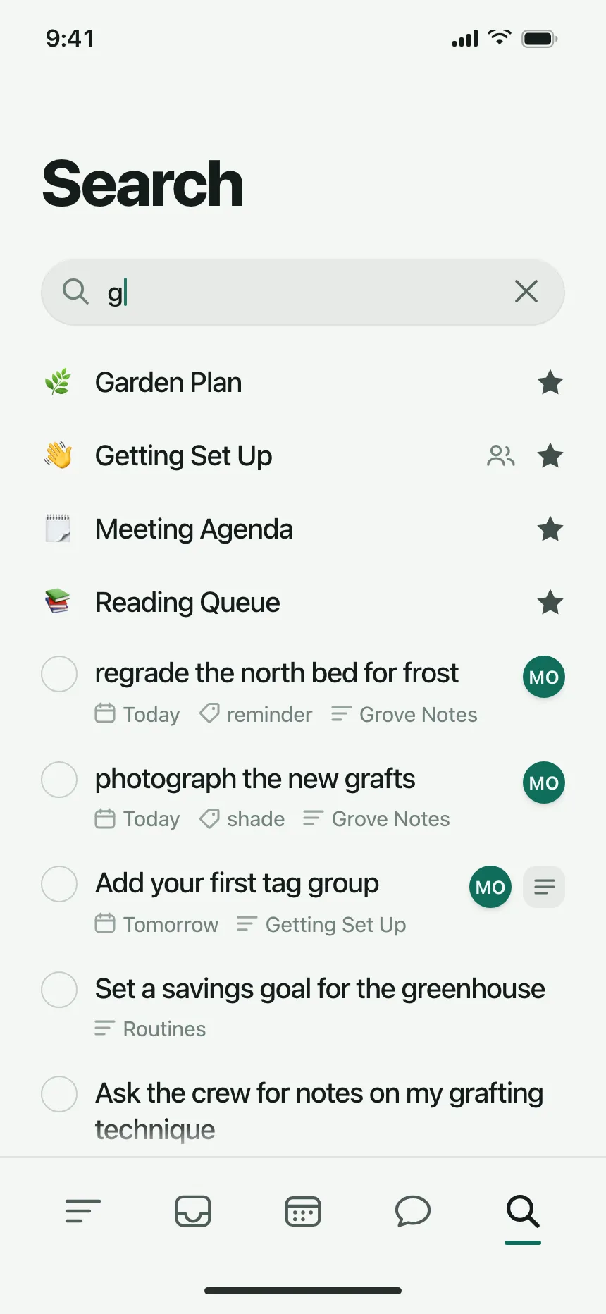 Checklist