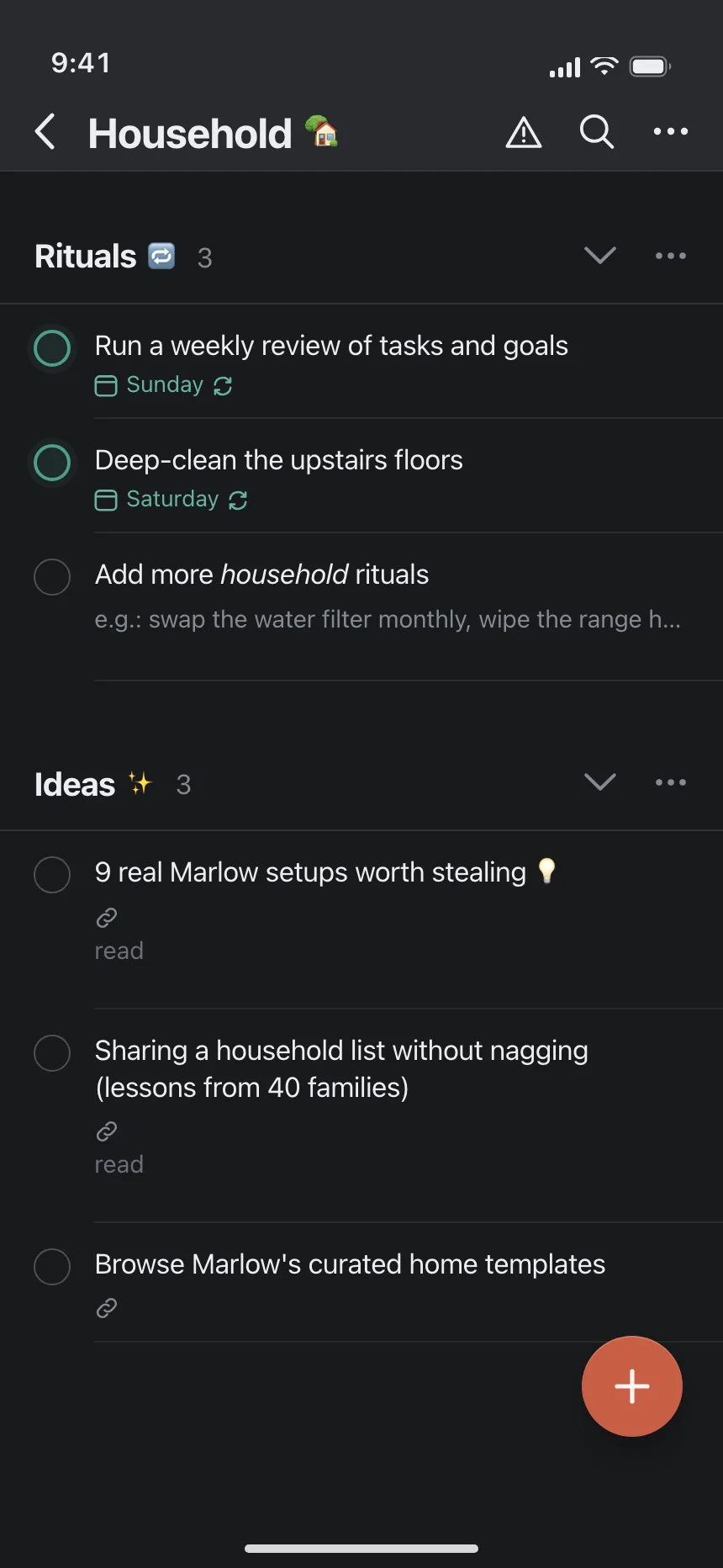 Checklist