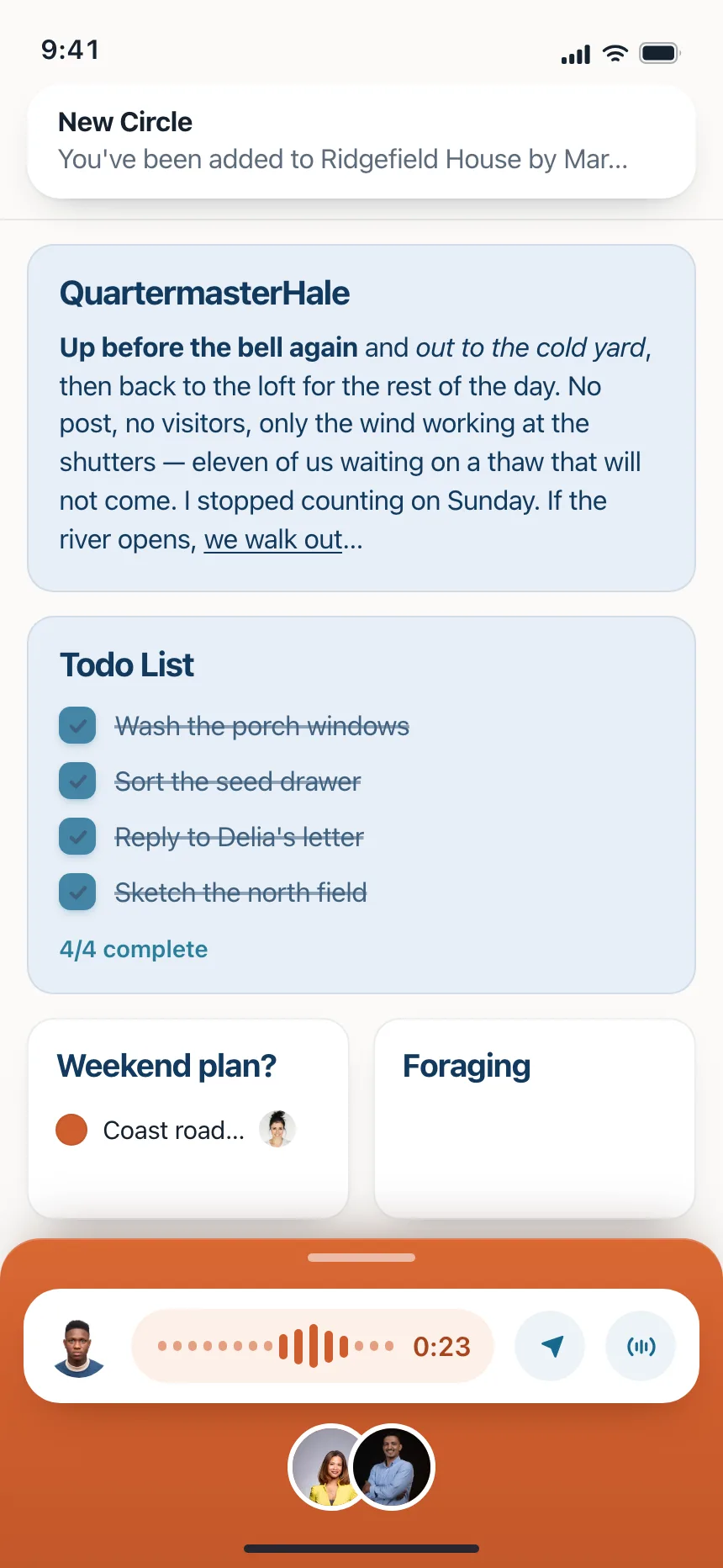 Checklist
