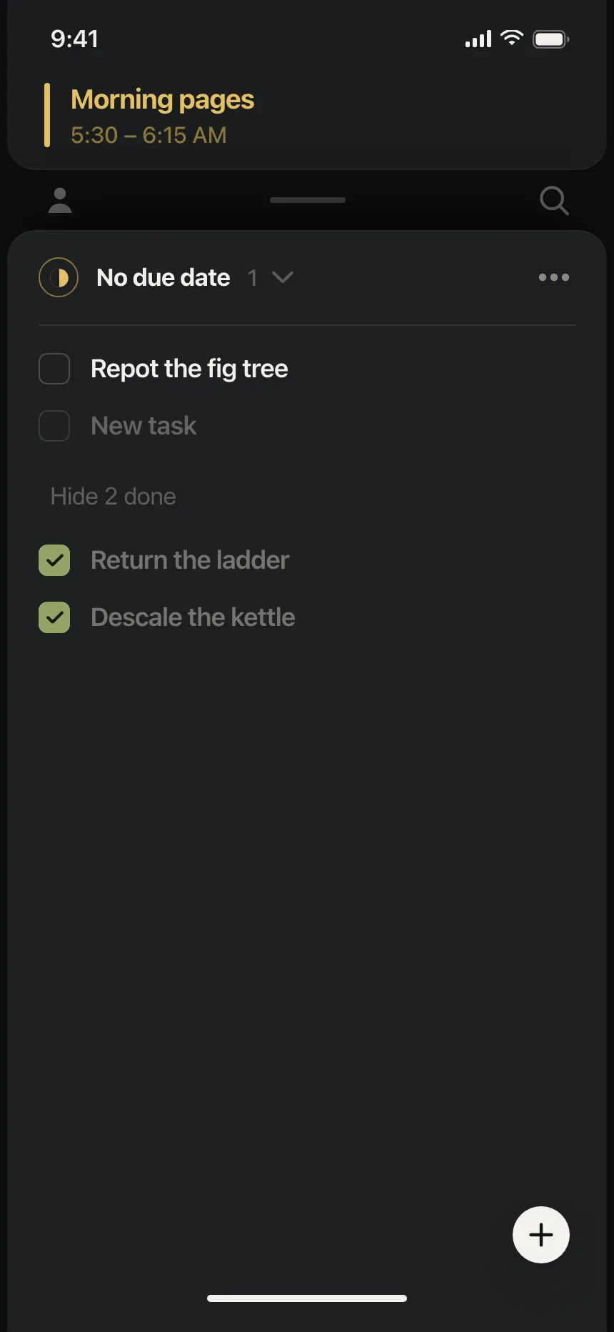 Checklist