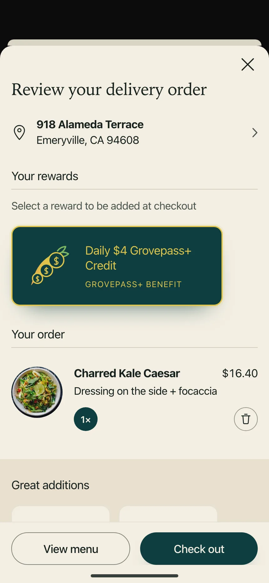 Checkout