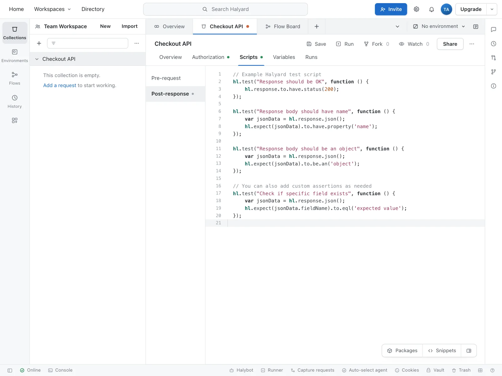 Code editor