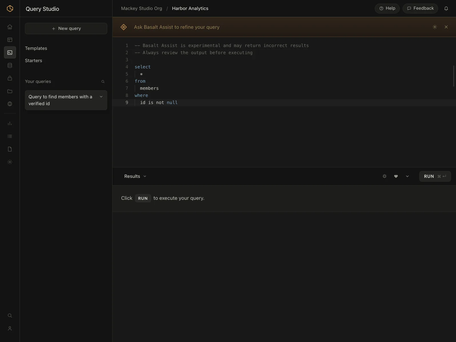 Code editor