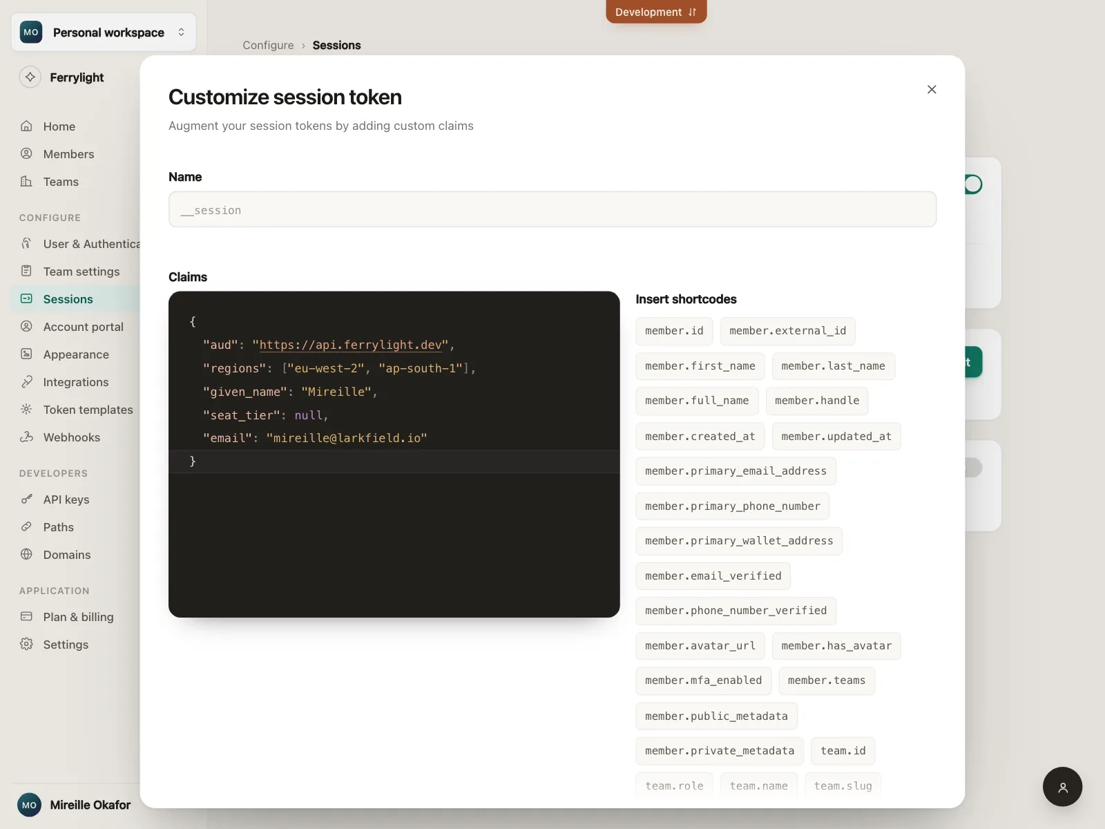 Code editor