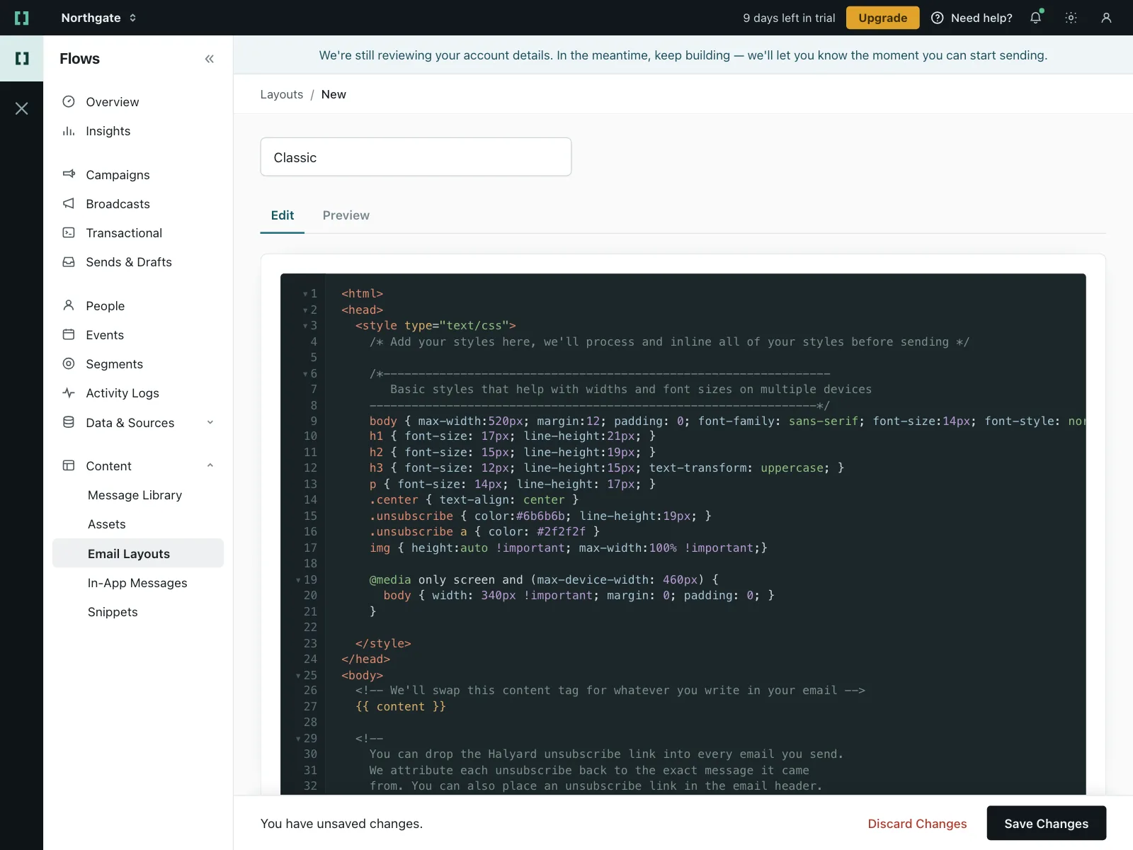 Code editor
