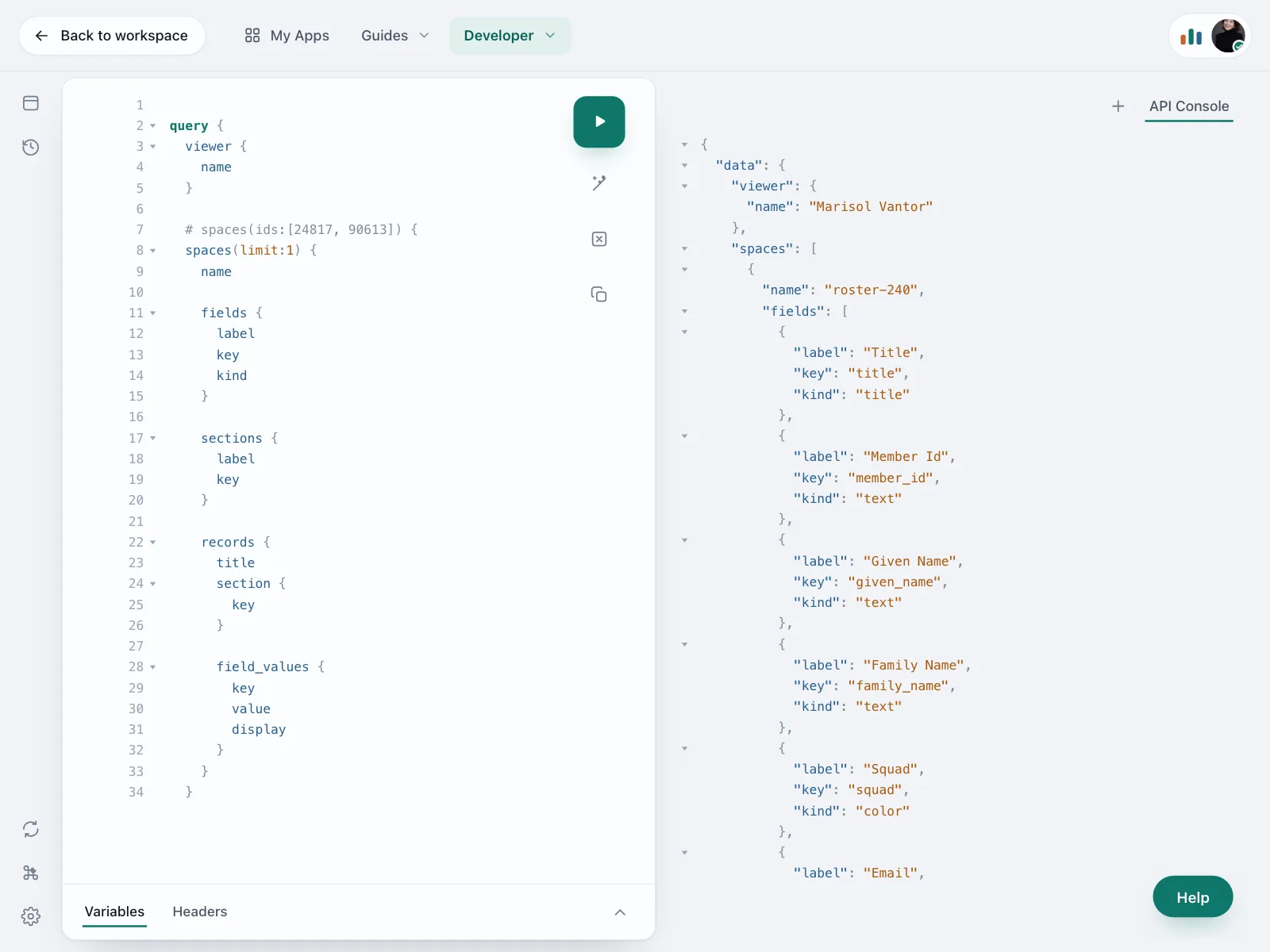 Code editor