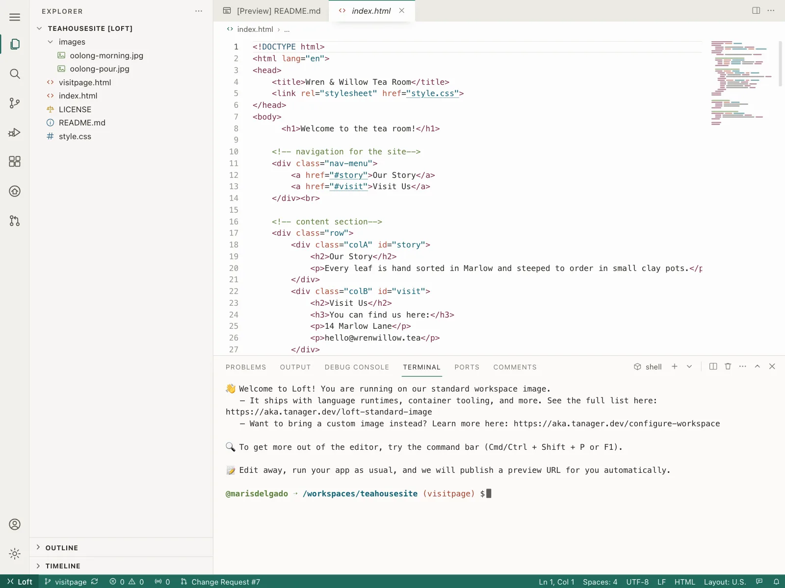 Code editor