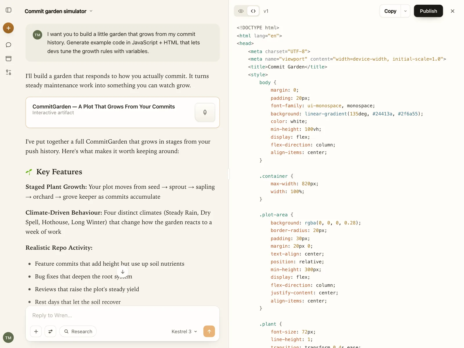 Code editor
