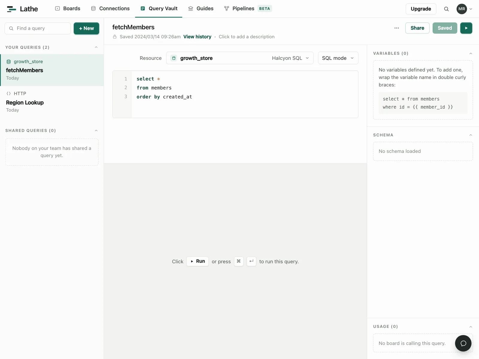 Code editor