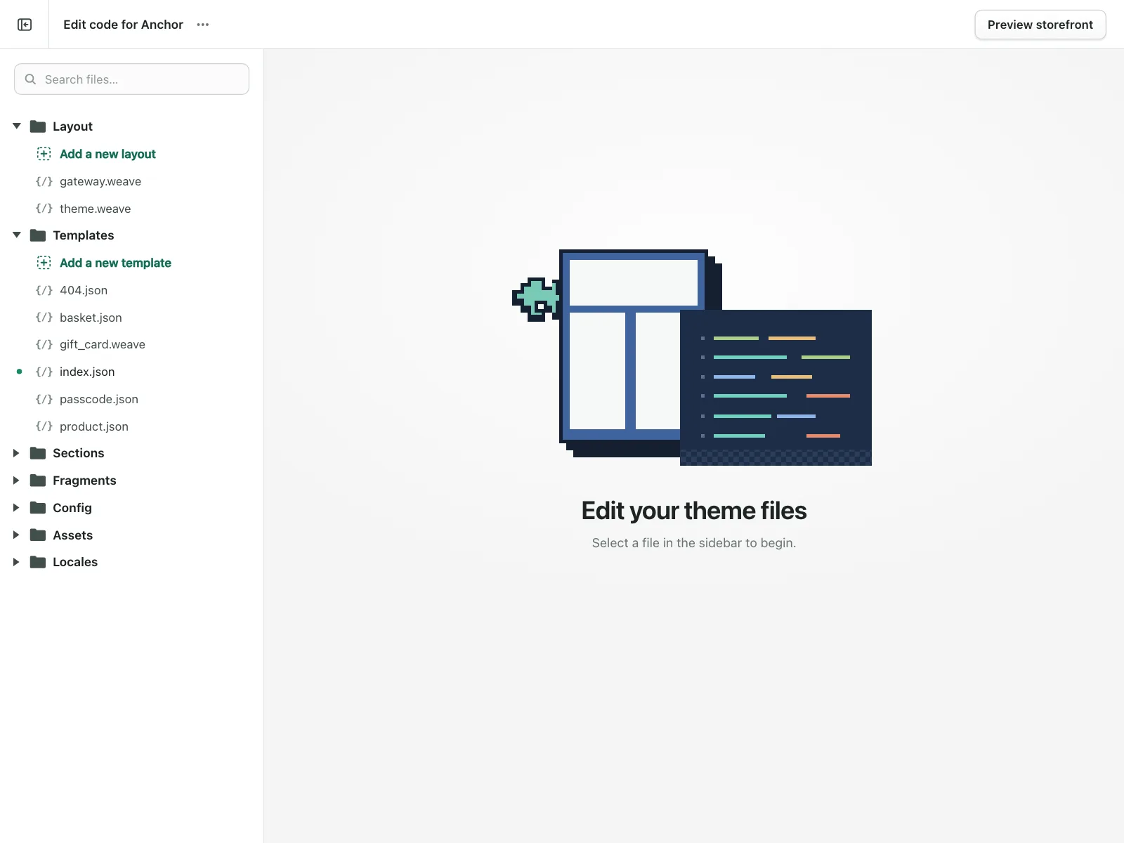 Code editor