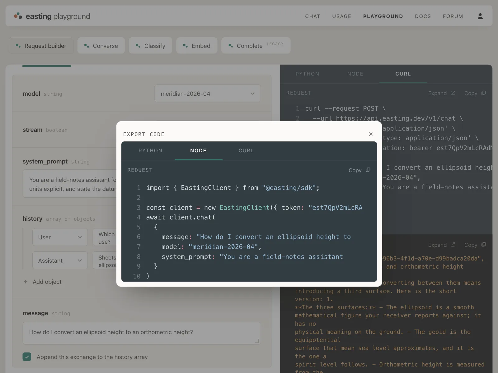 Code snippet