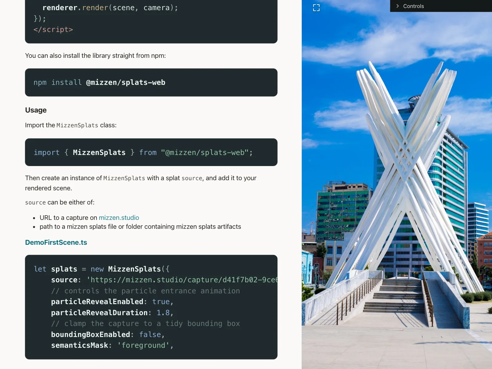 Code snippet