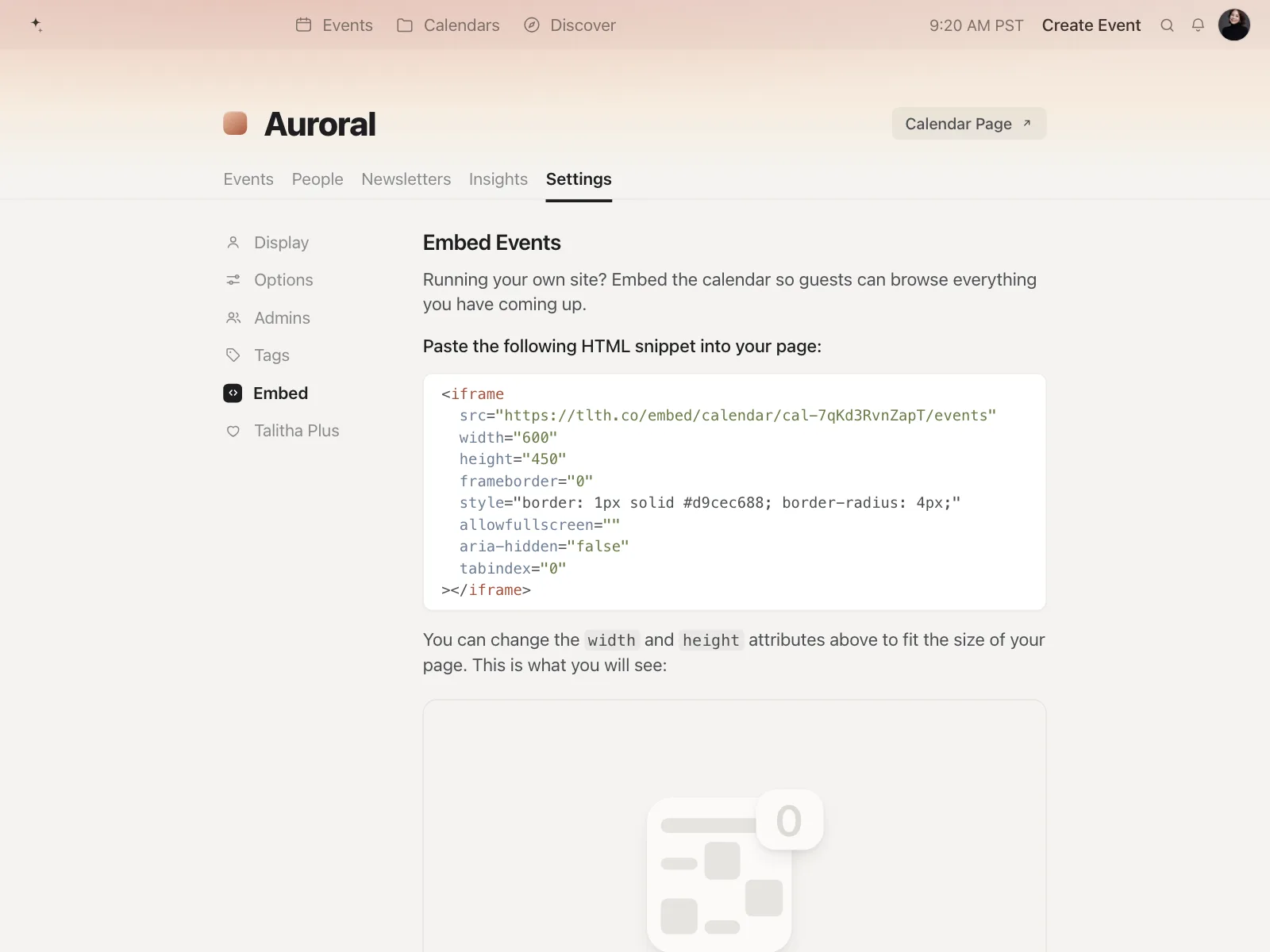Code snippet