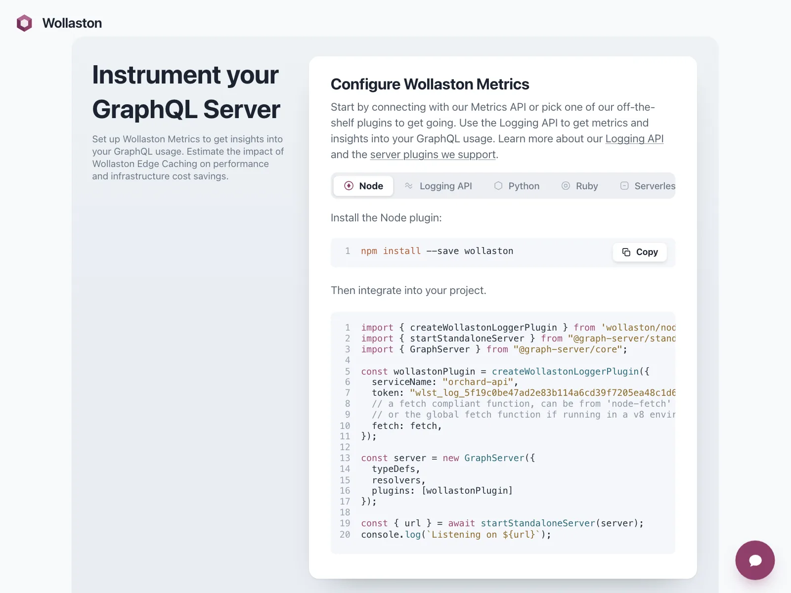 Code snippet