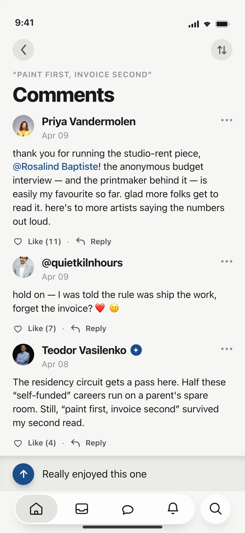 Comments