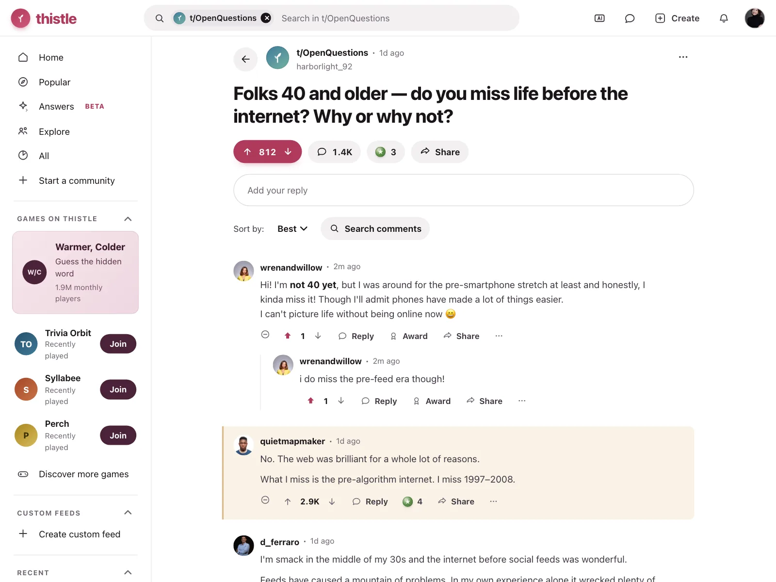 Comments