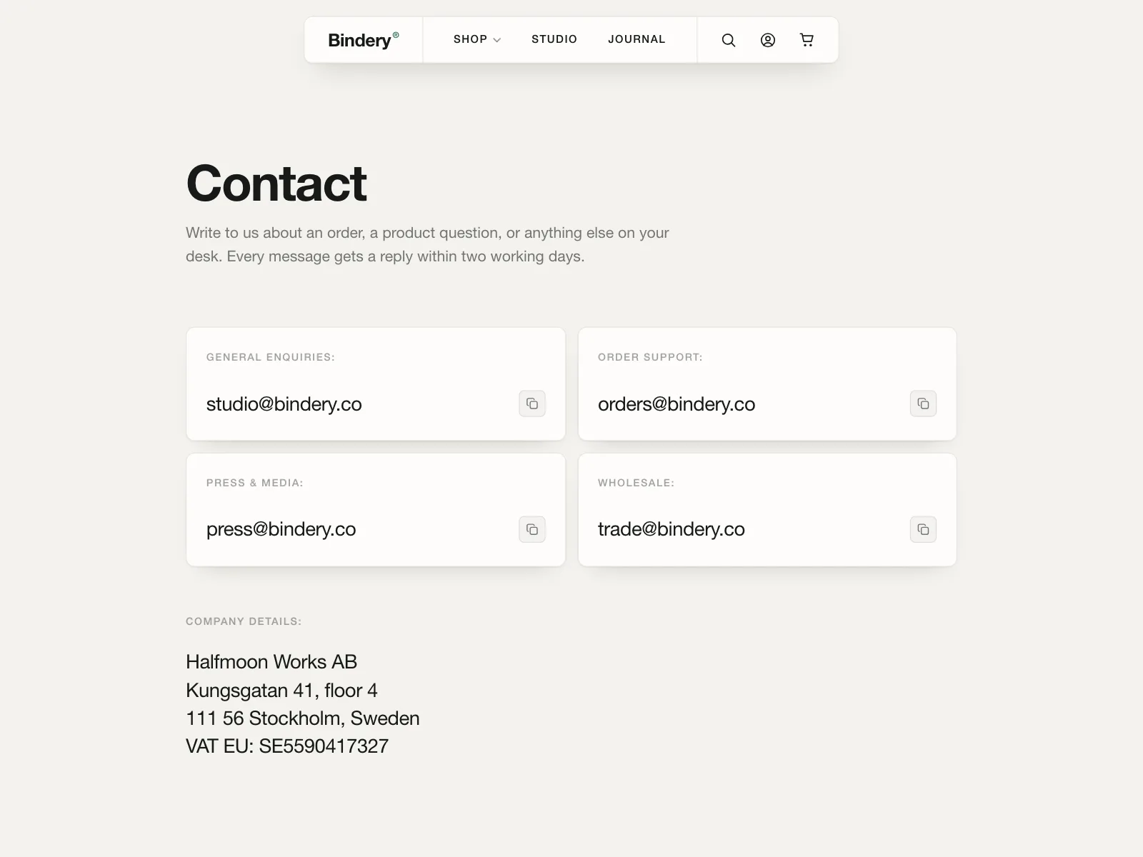 Contact