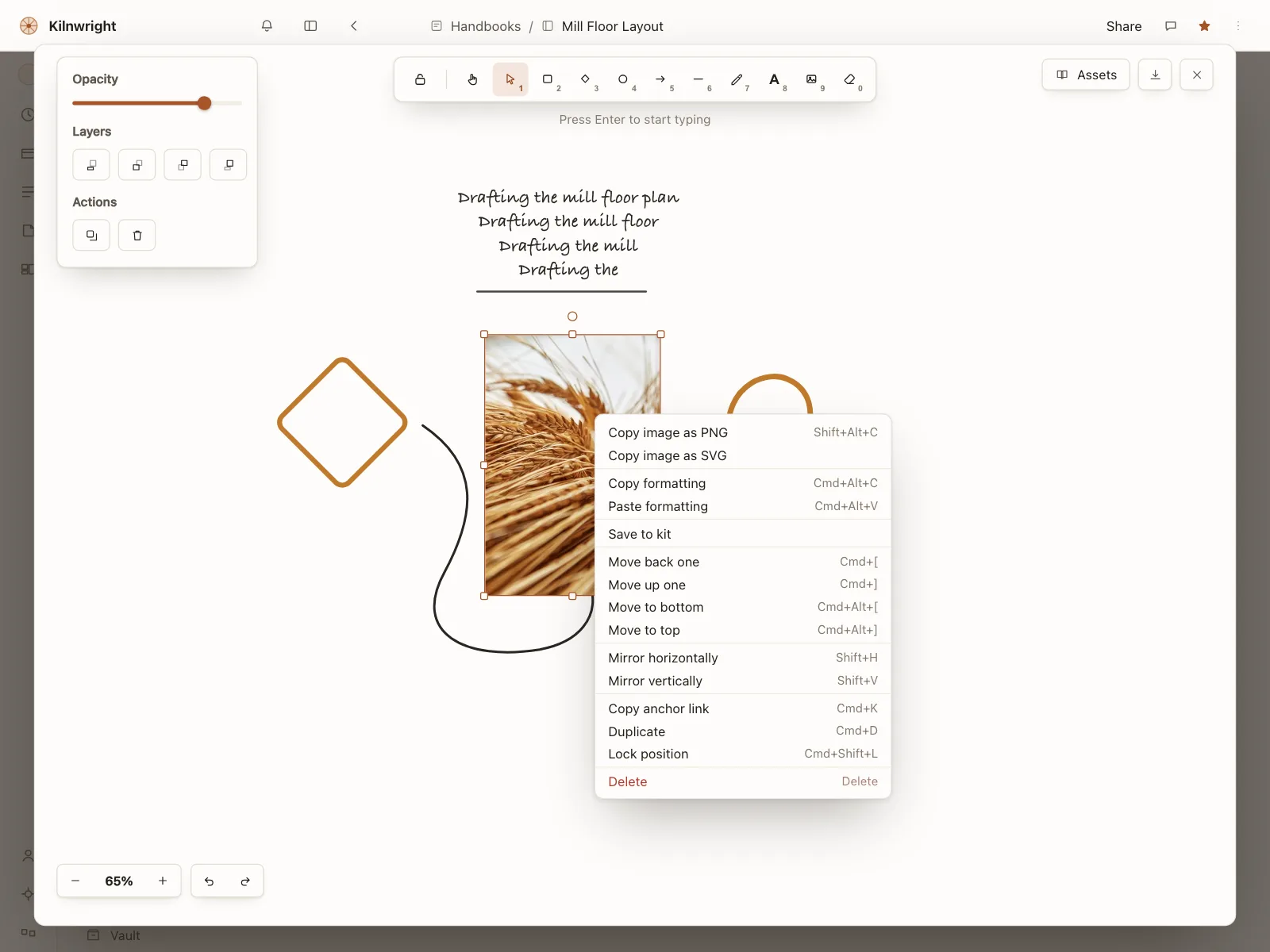Context menu
