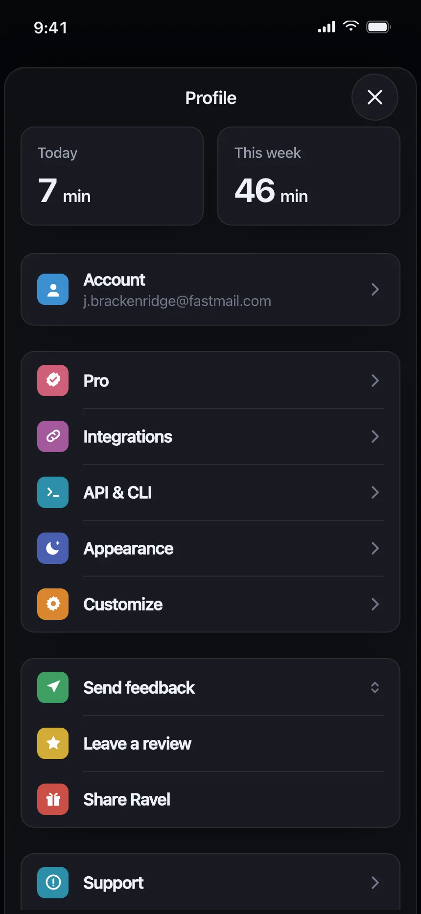 Dark mode
