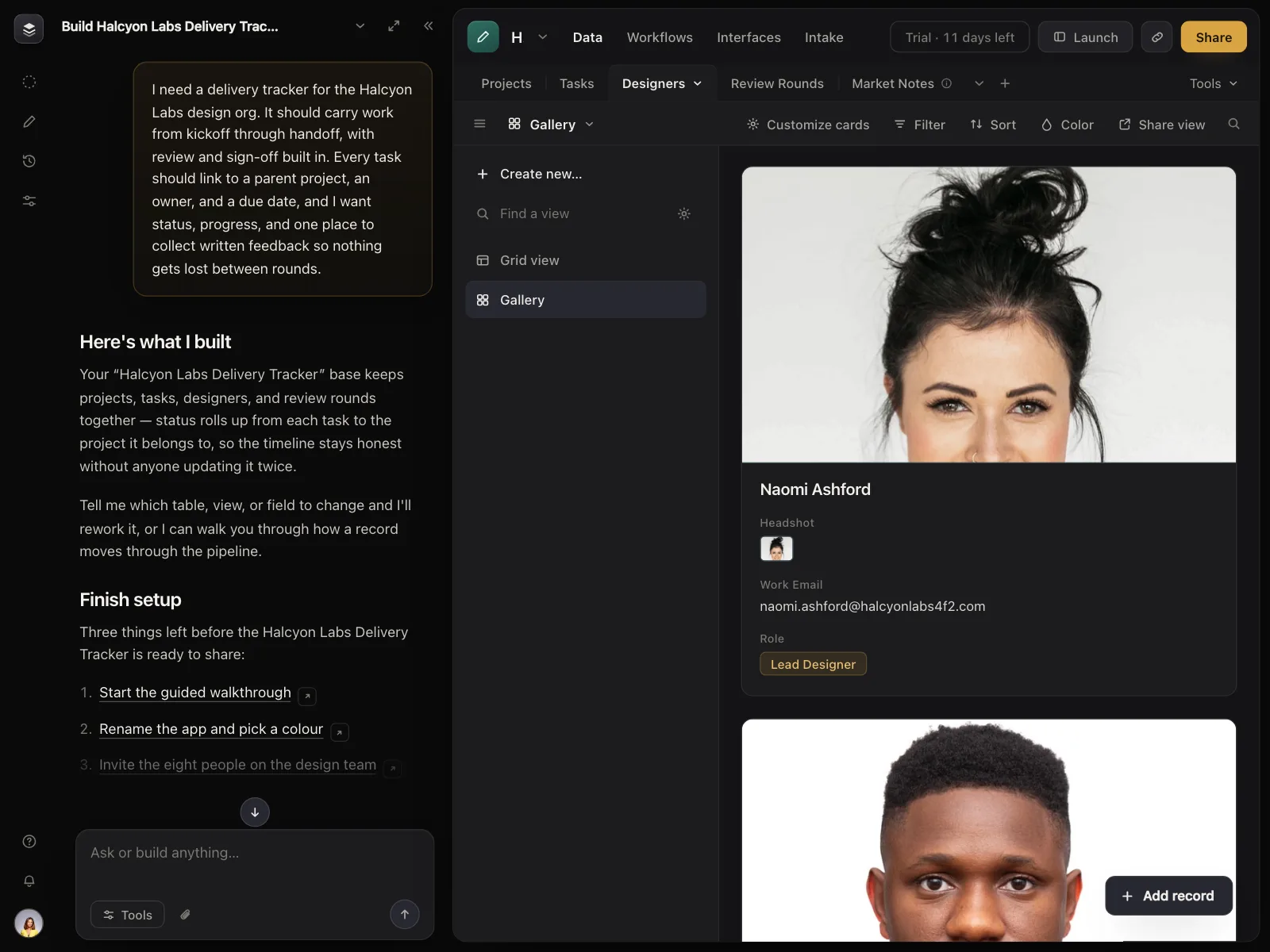 Dark mode