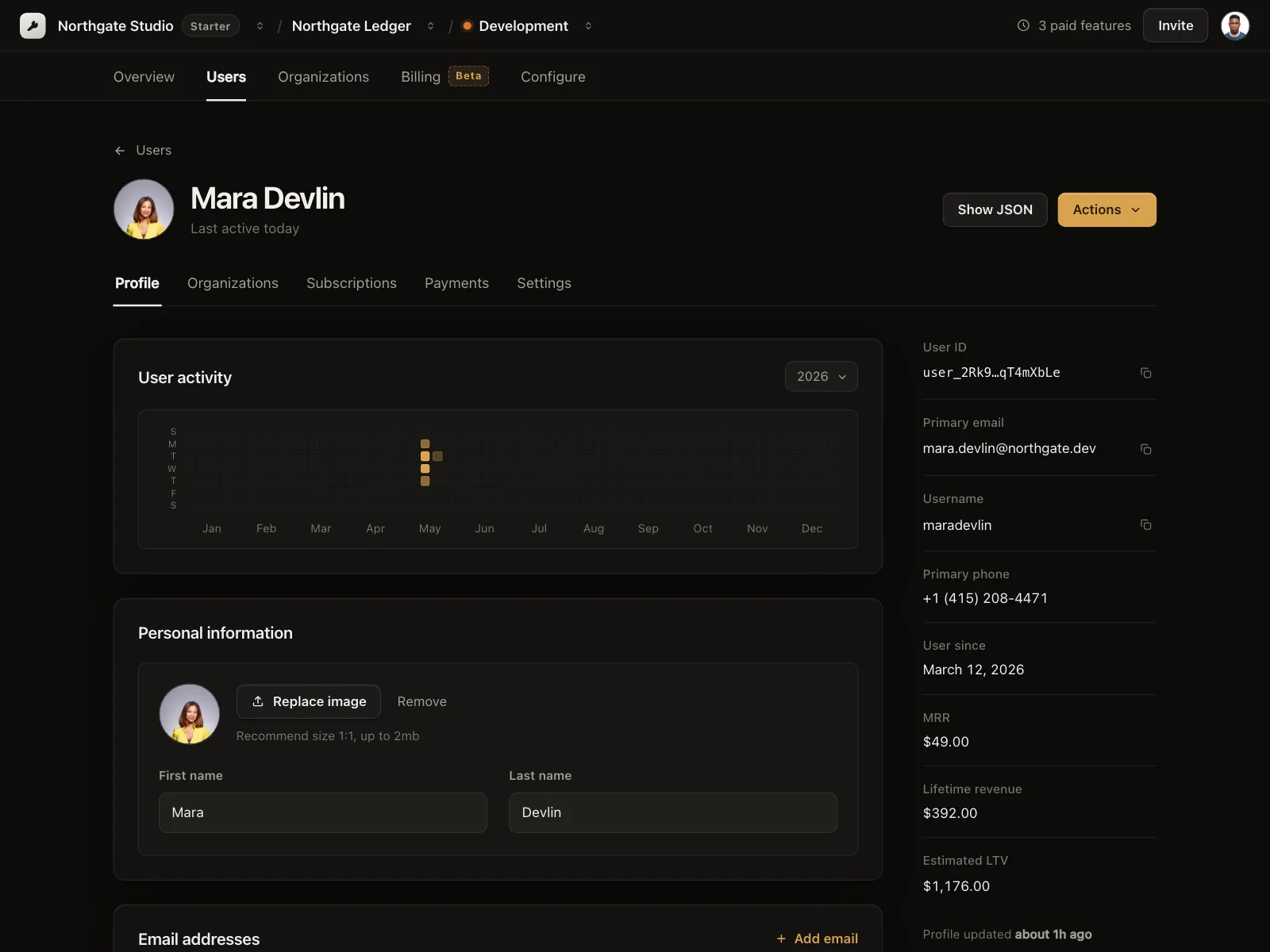 Dark mode