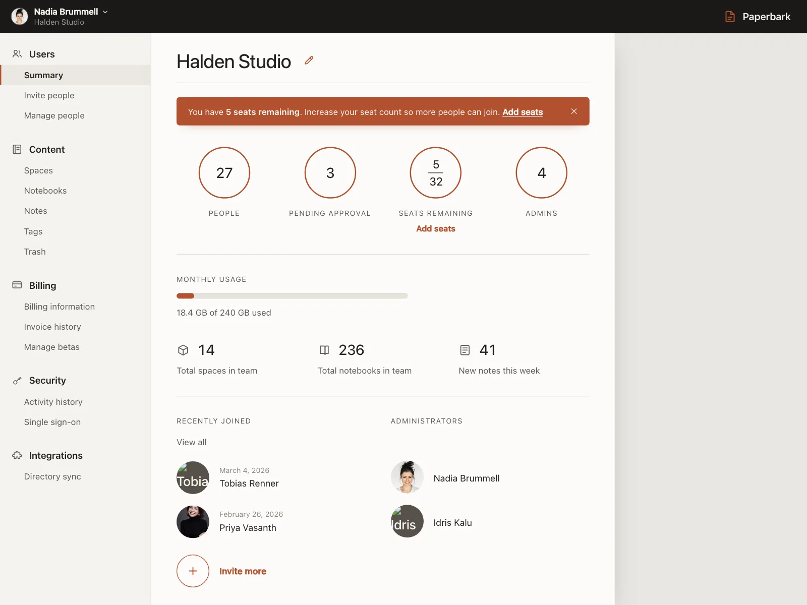 Dashboard