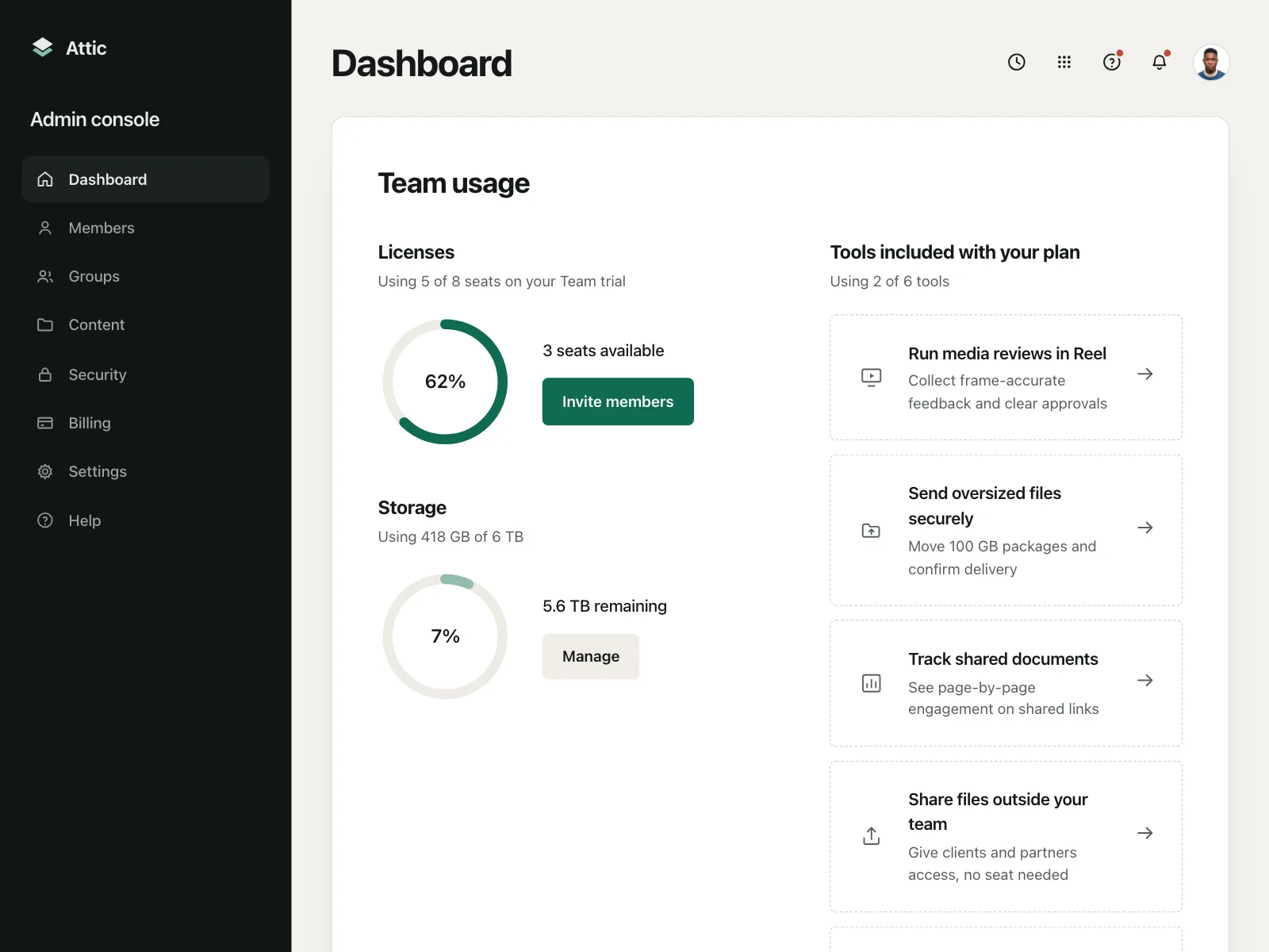 Dashboard
