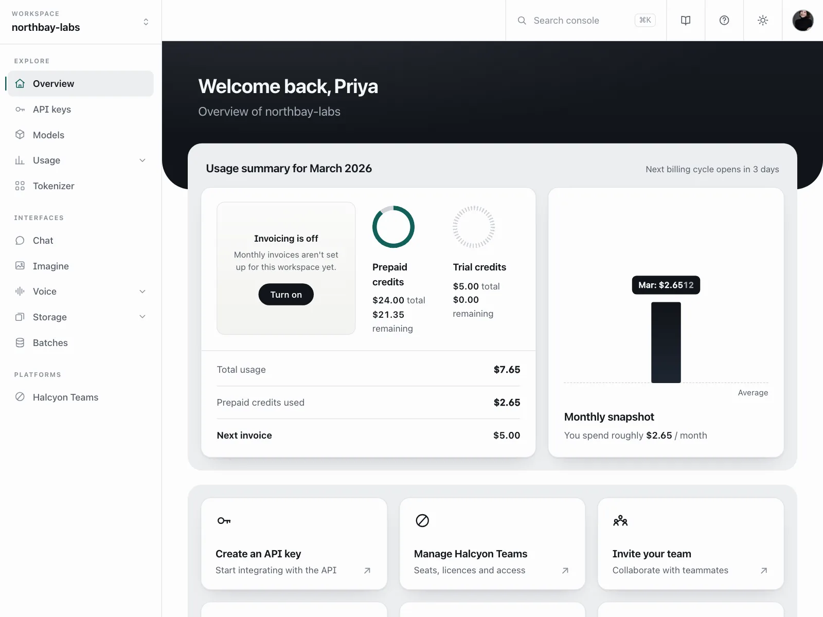 Dashboard