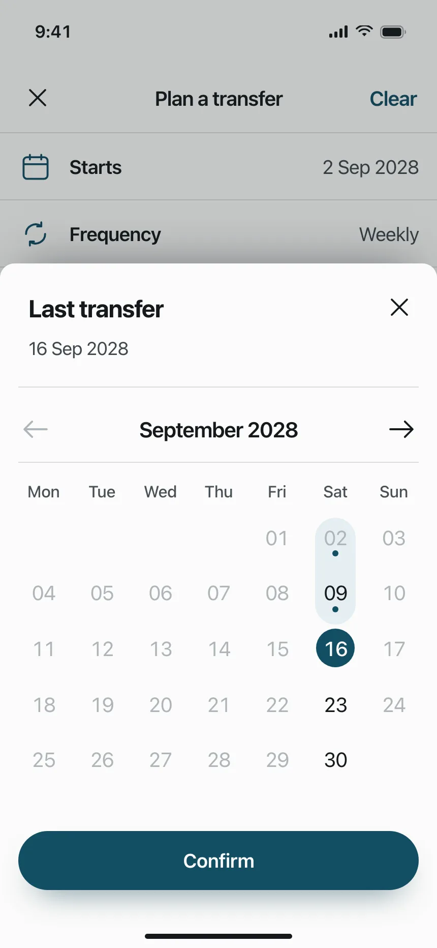 Date picker
