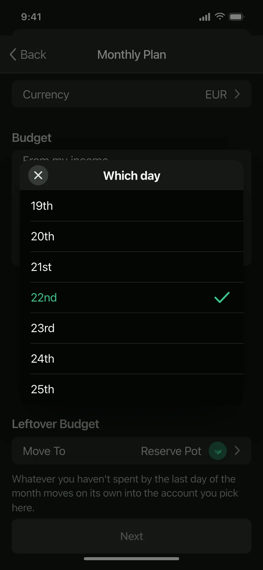 Date picker
