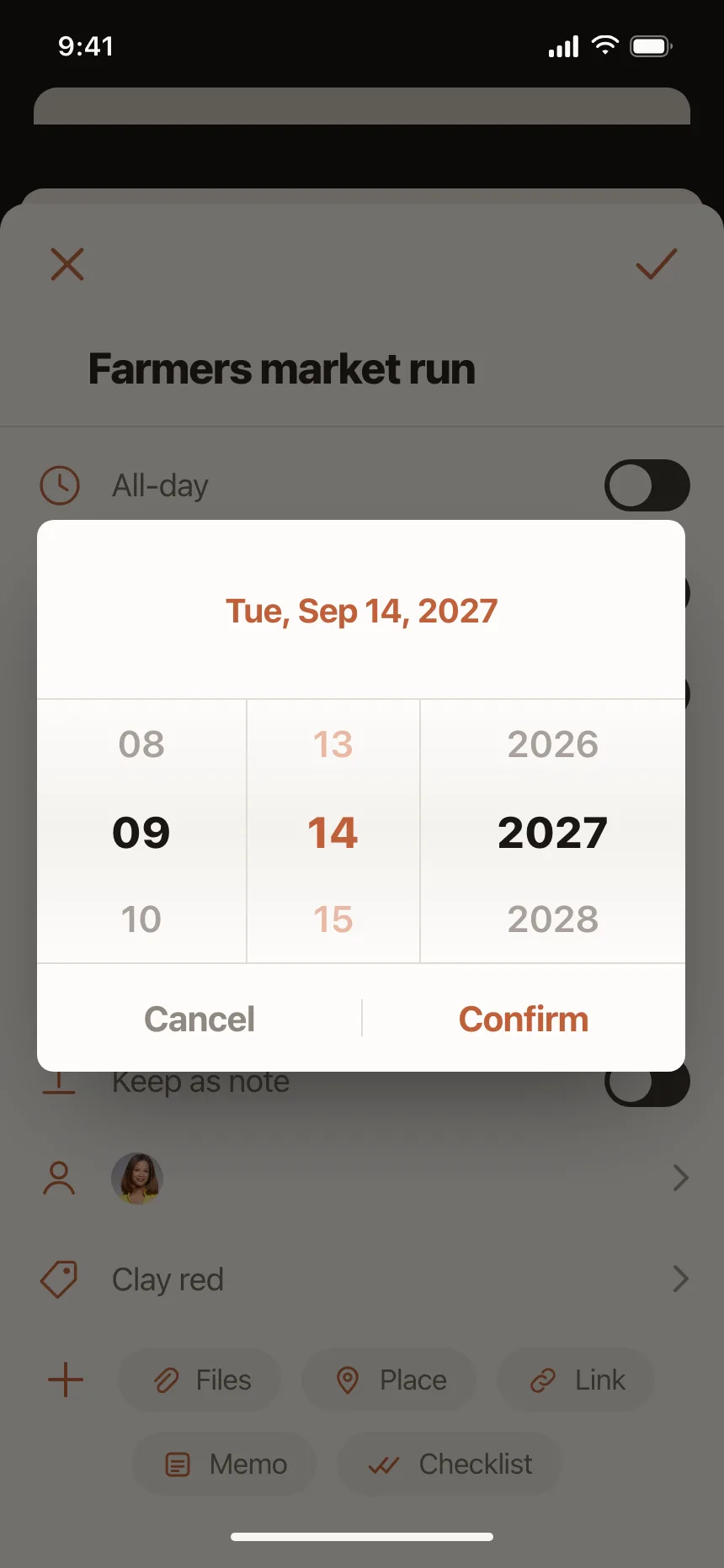Date picker