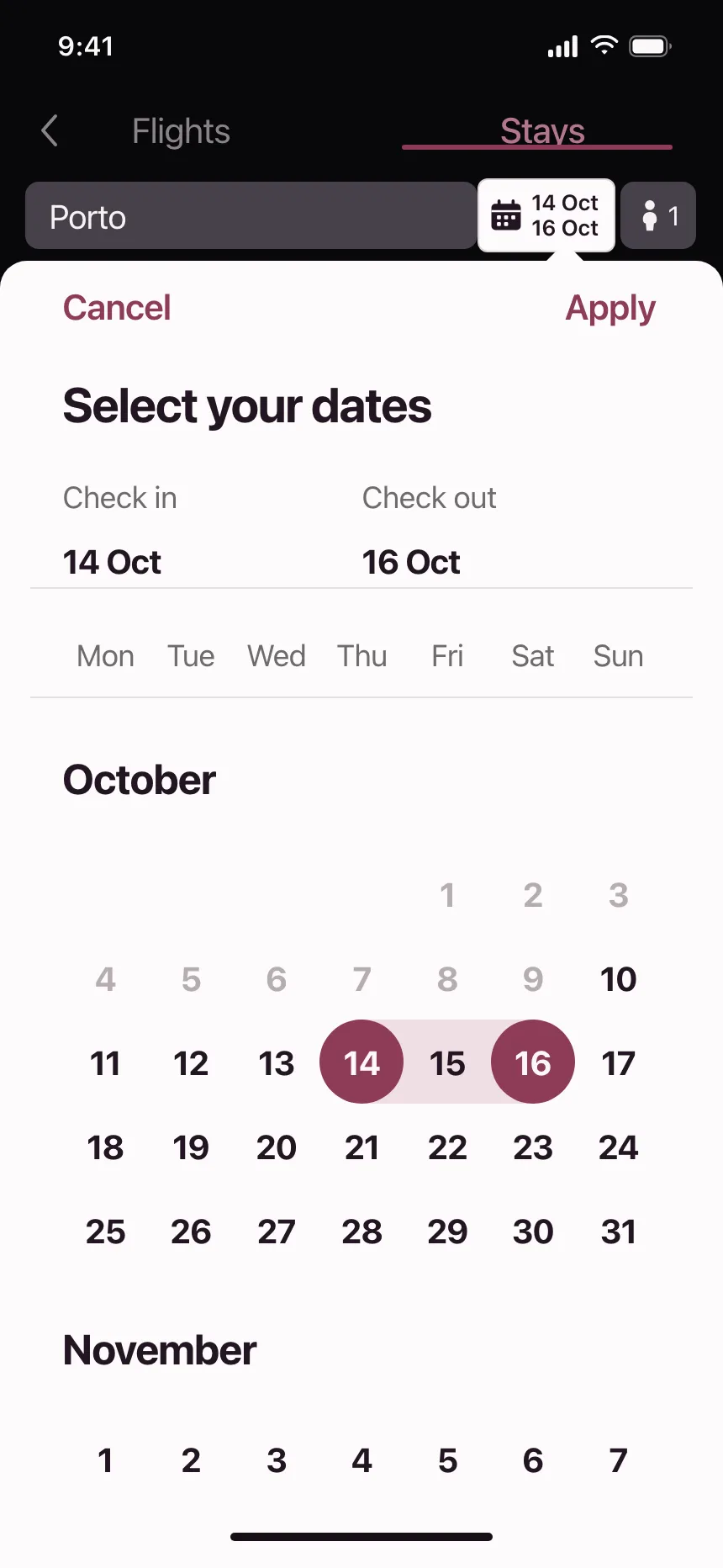 Date picker