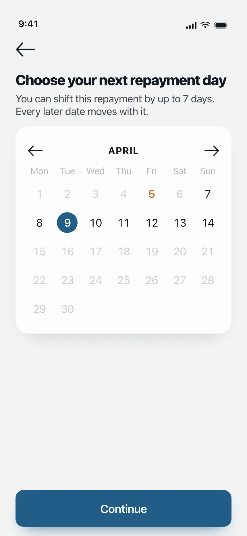 Date picker