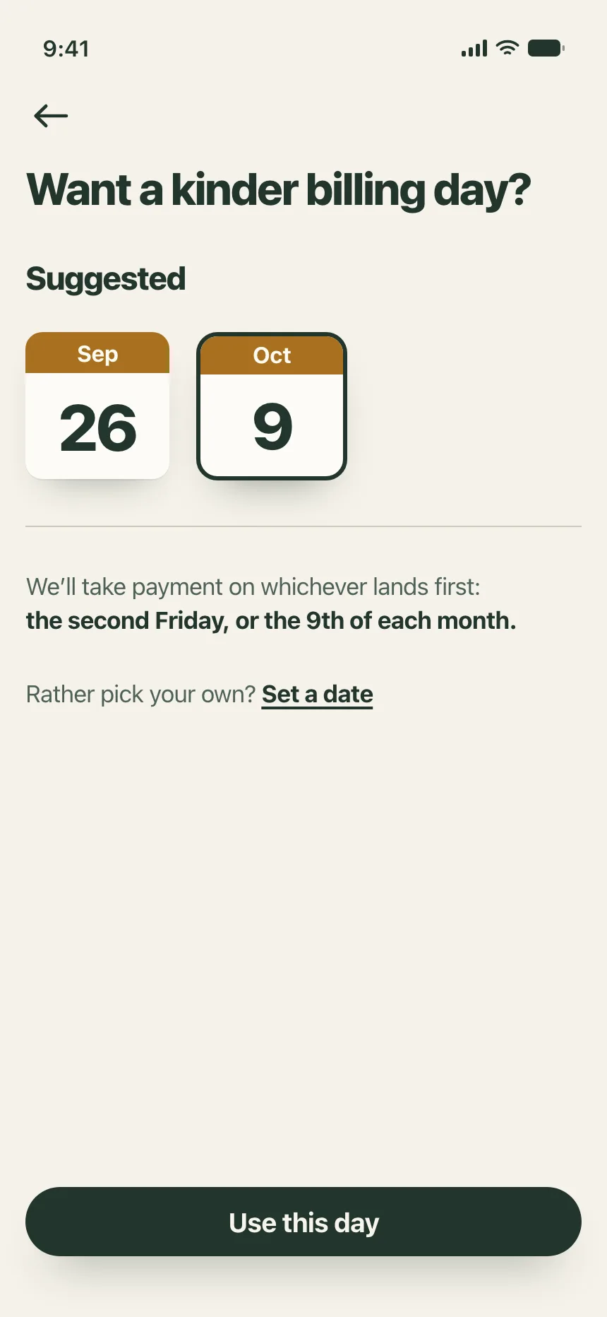 Date picker
