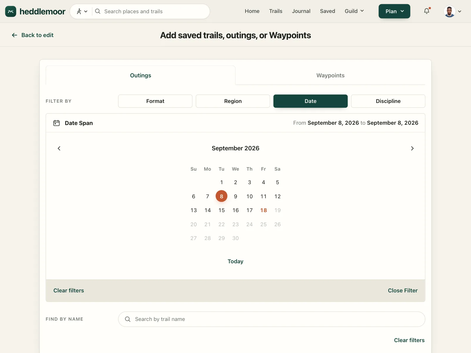 Date picker
