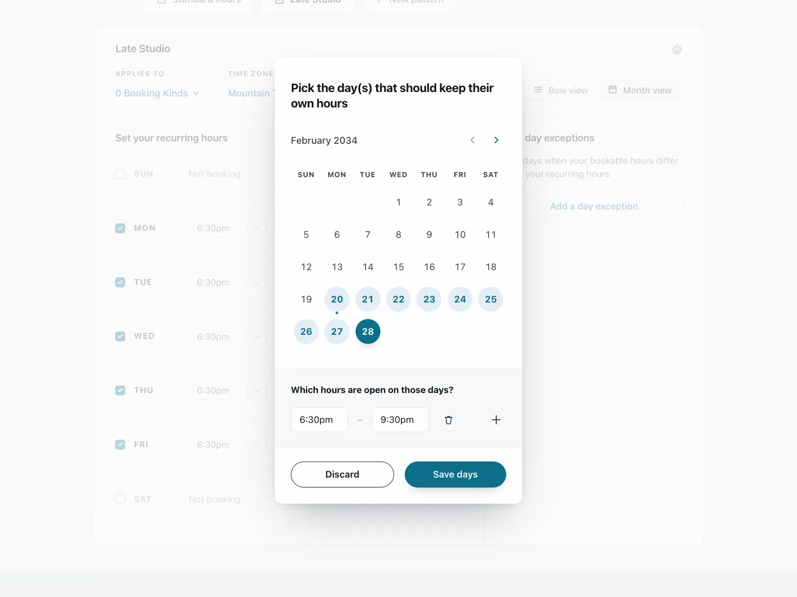 Date picker