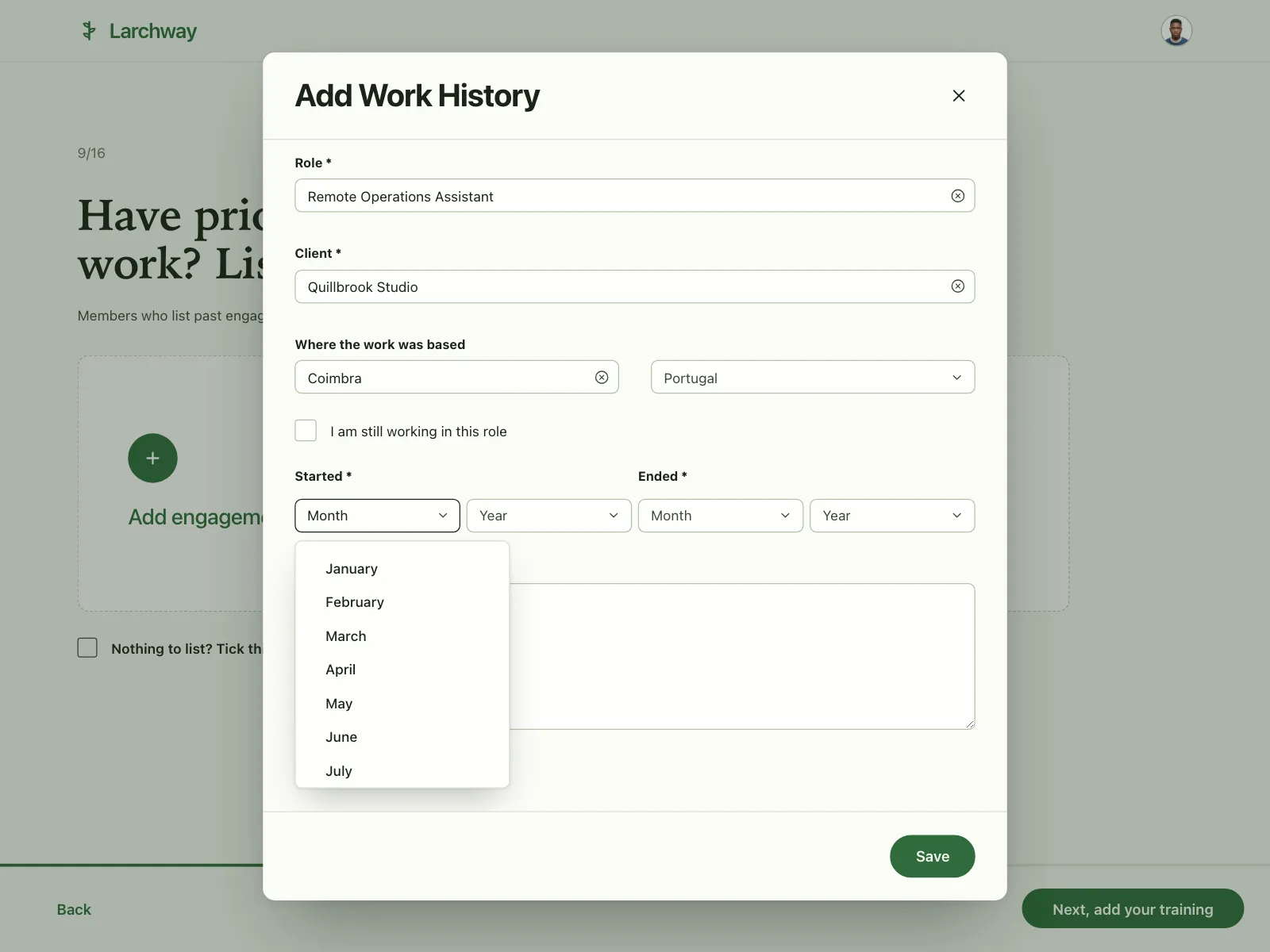 Date picker