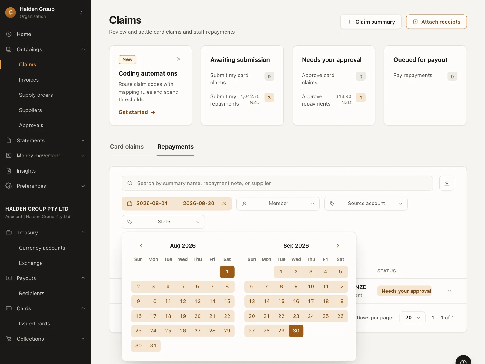Date picker