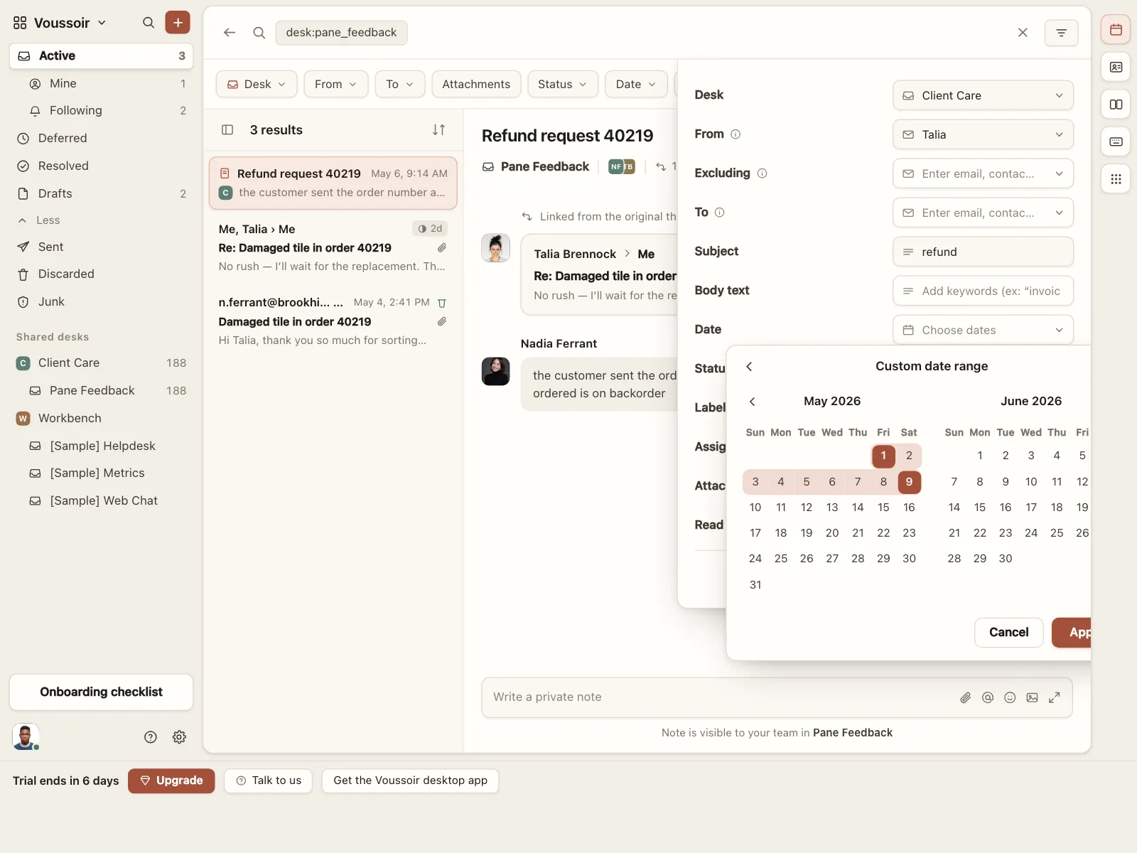 Date picker