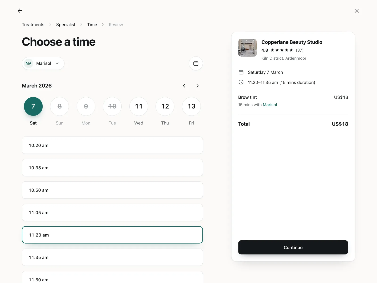 Date picker