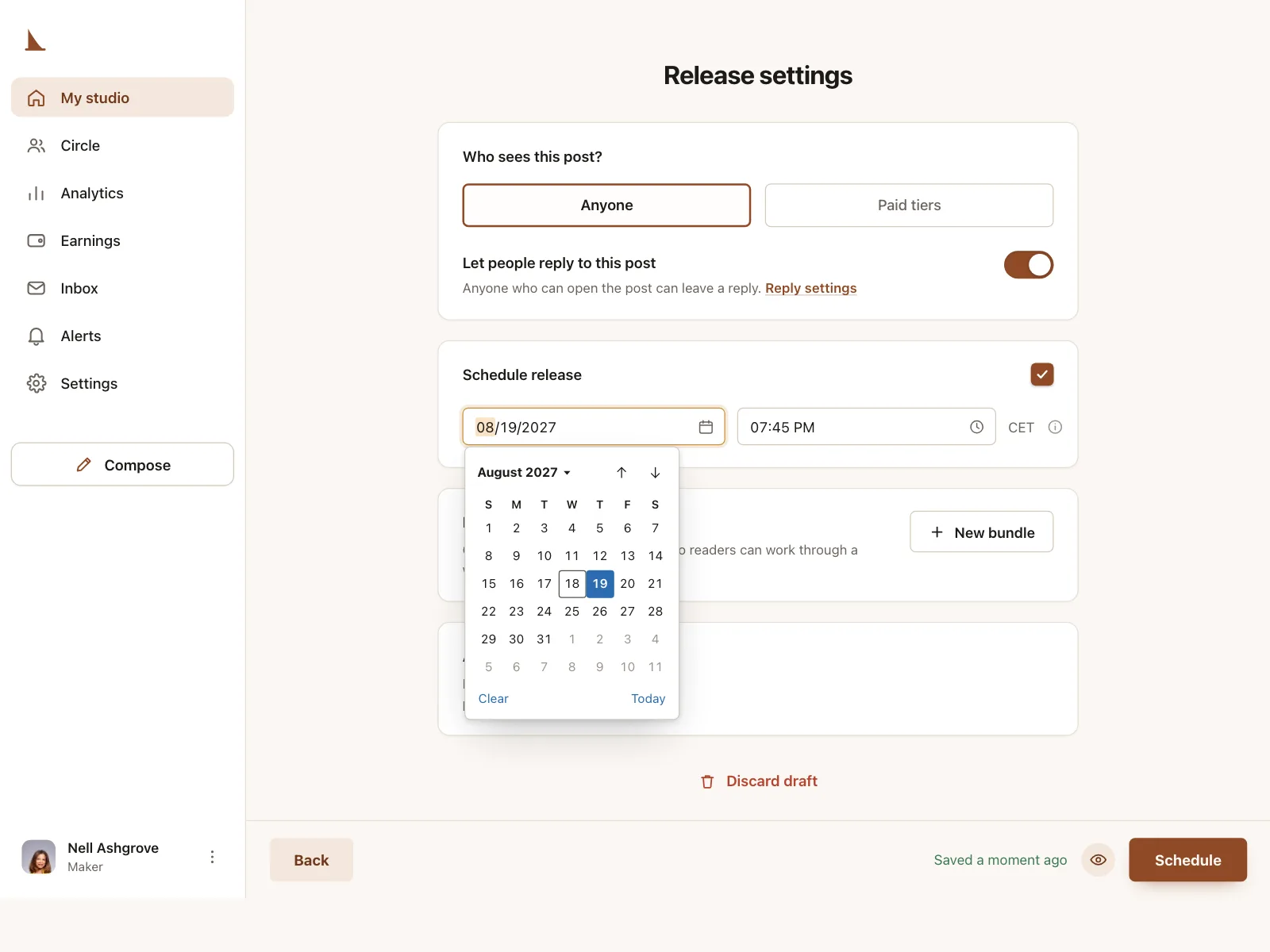 Date picker