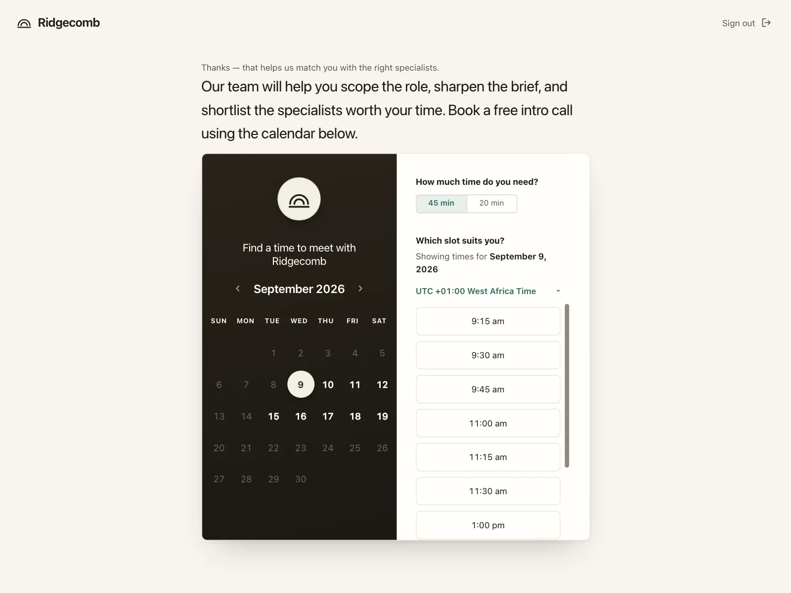Date picker
