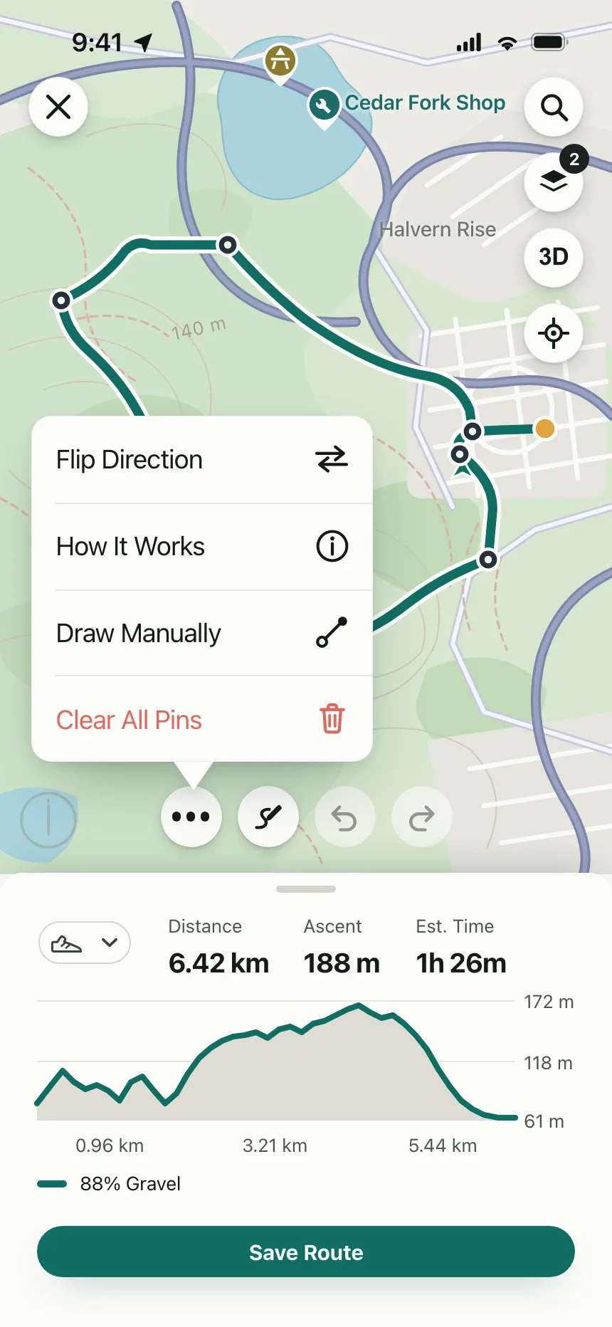 Dropdown menu