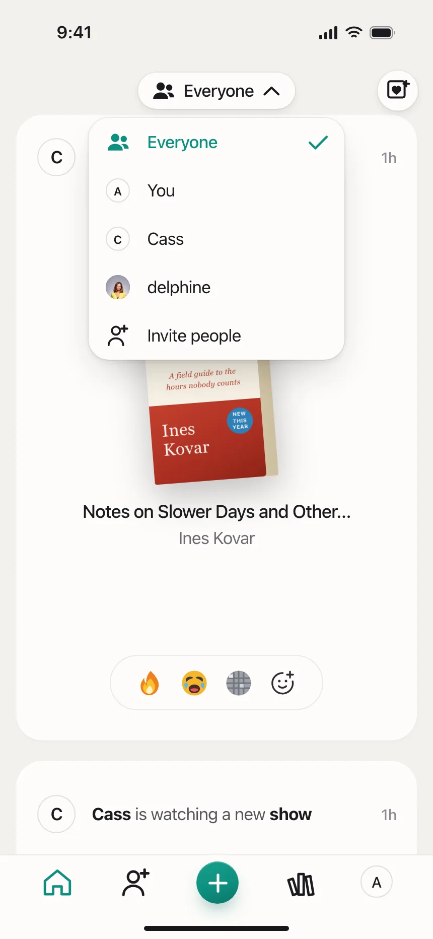 Dropdown menu