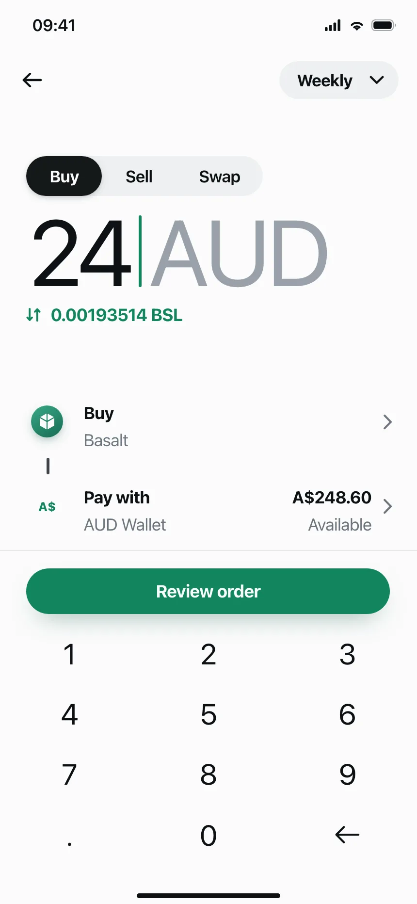 Dropdown menu