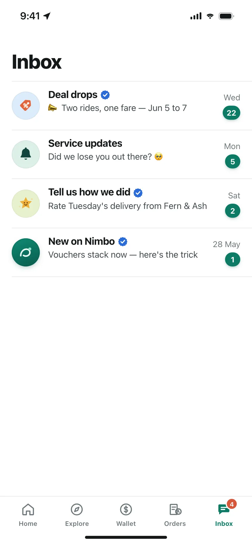Emails & Messages