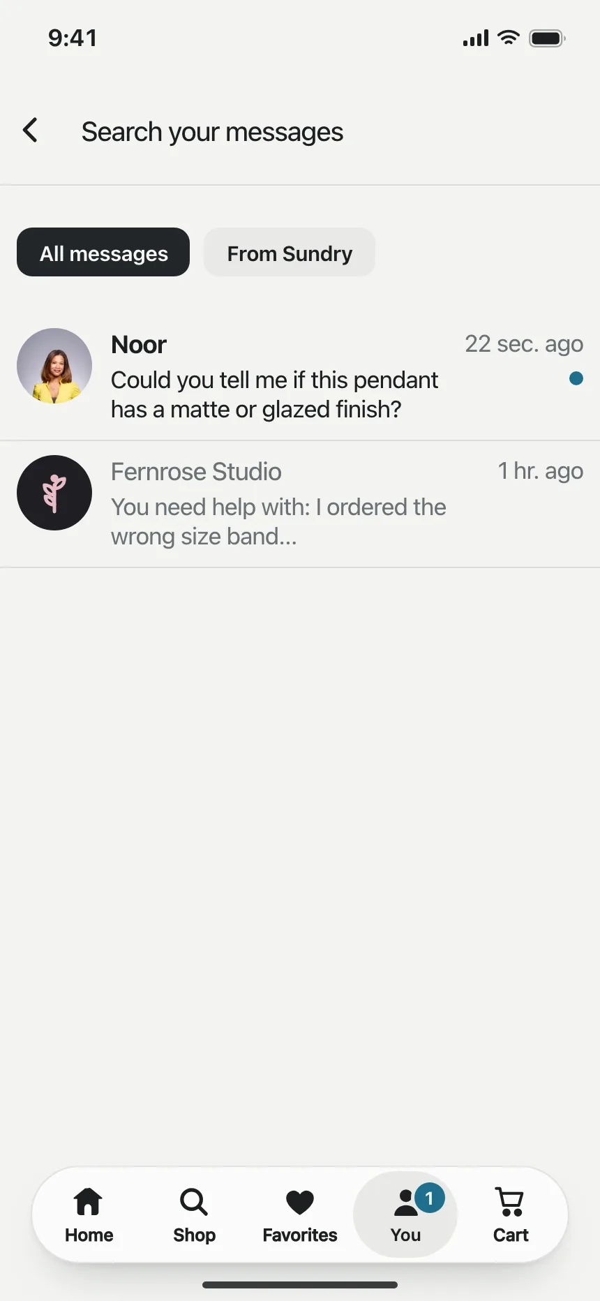 Emails & Messages
