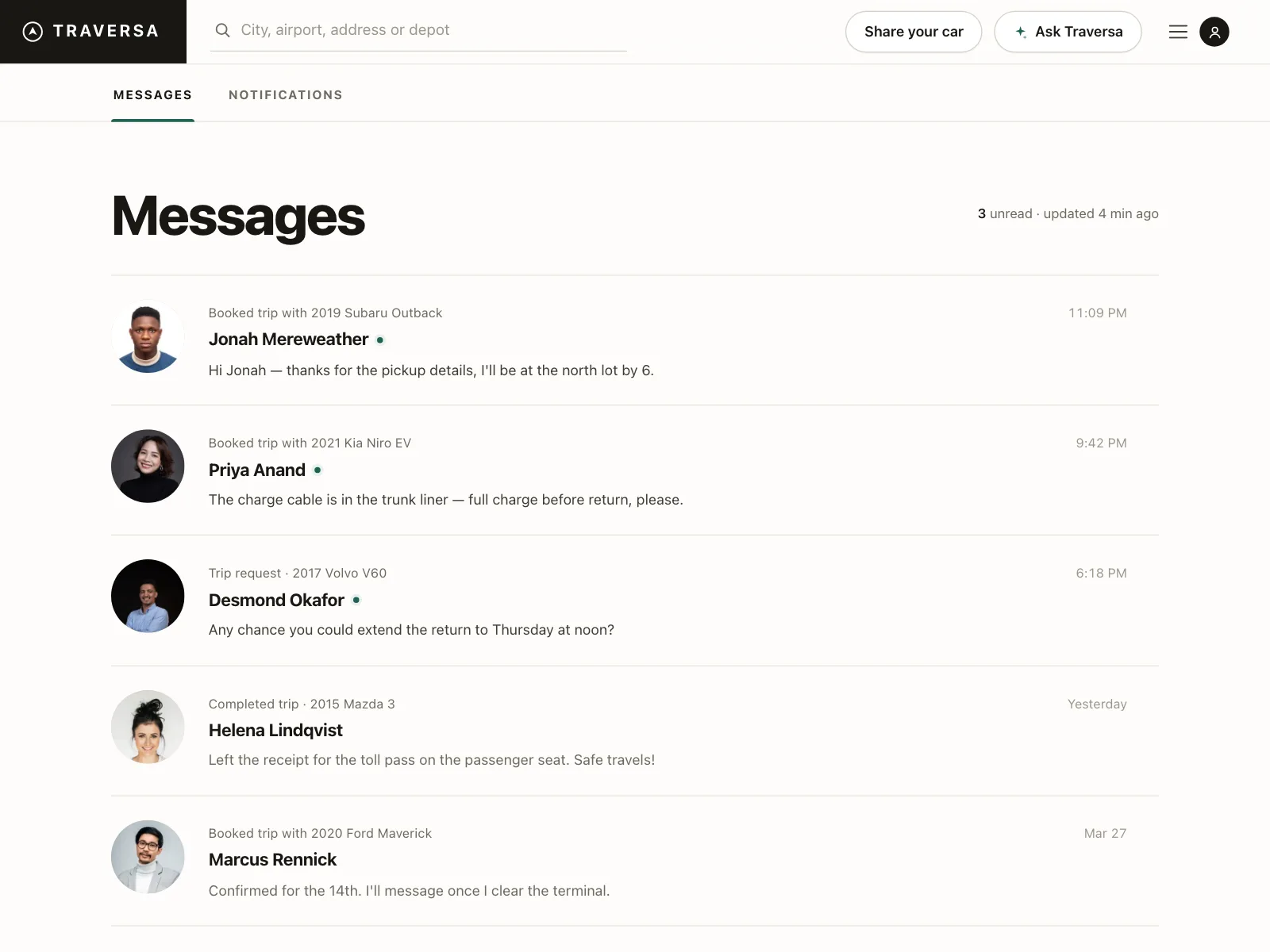 Emails & Messages