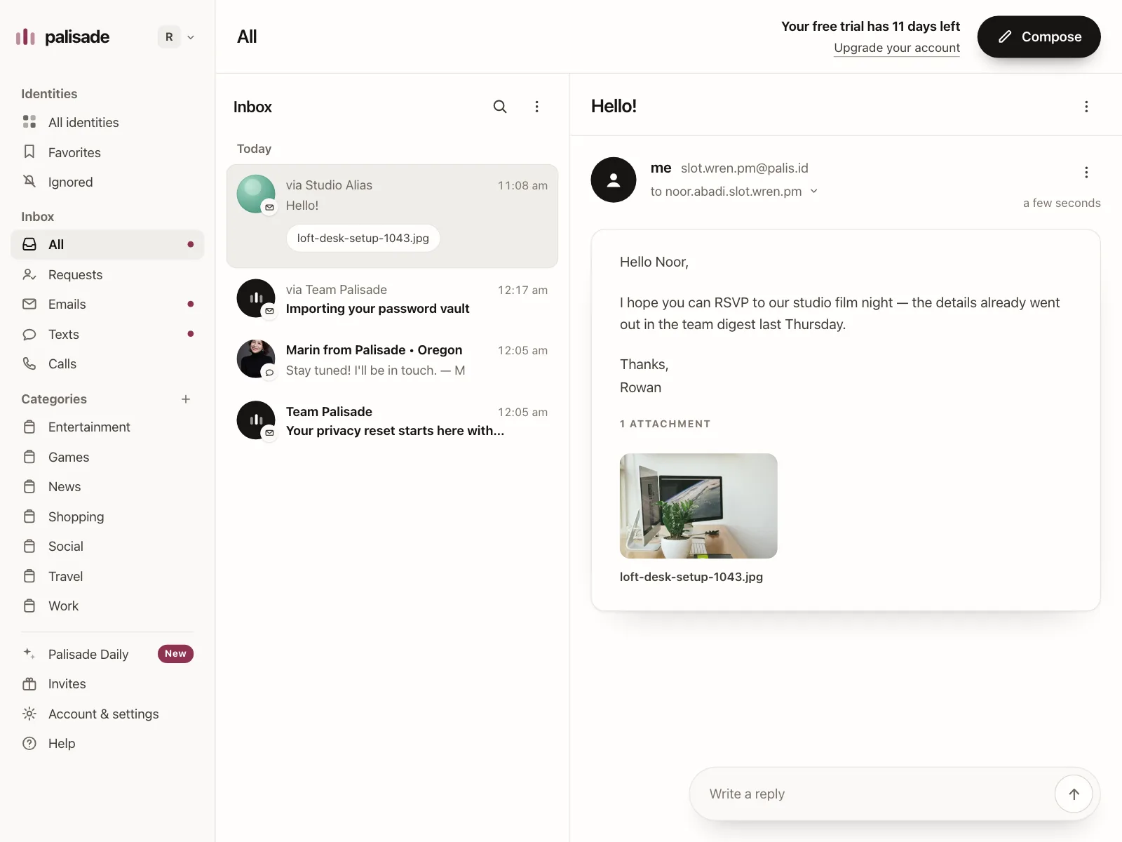 Emails & Messages