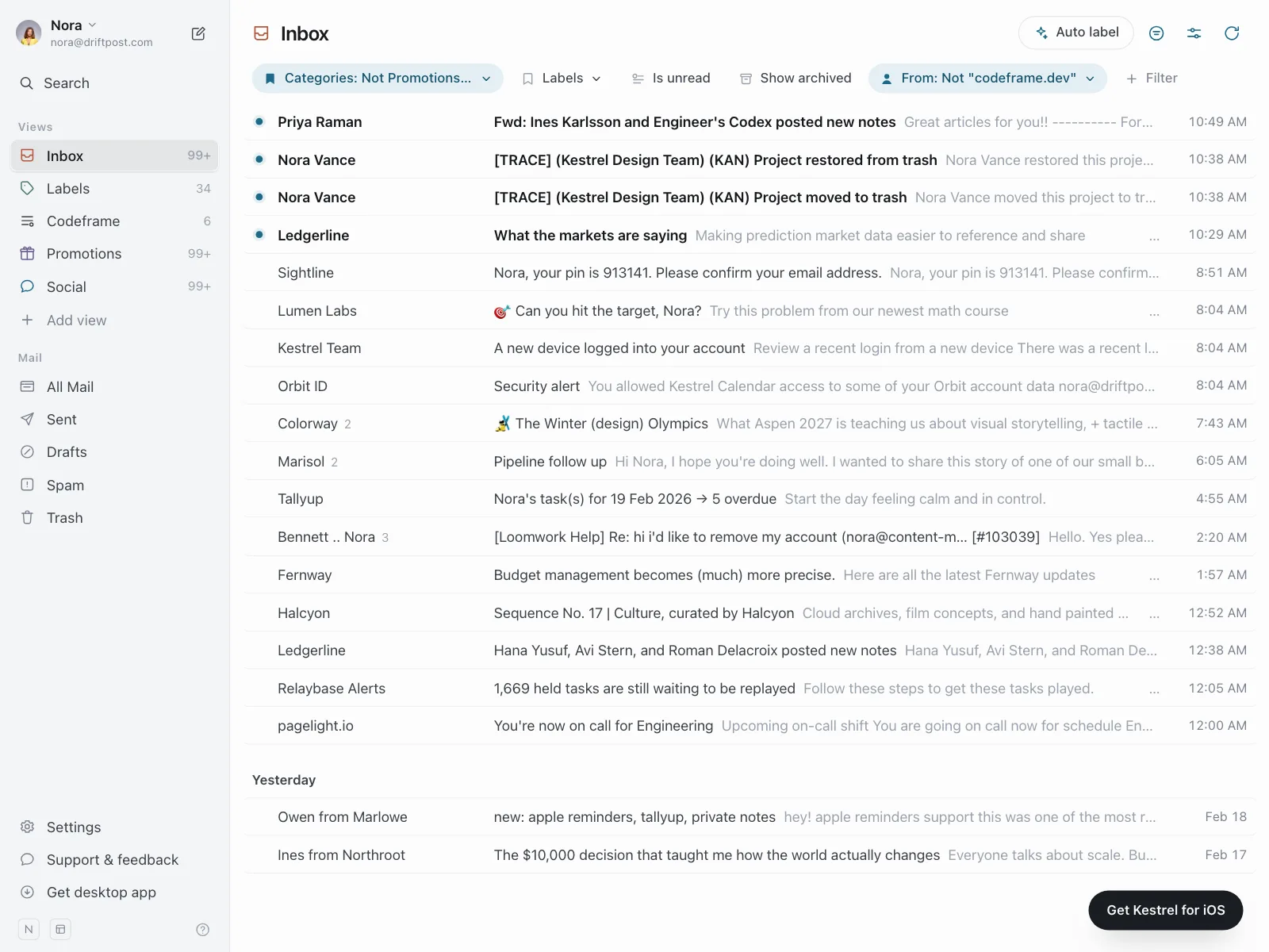 Emails & Messages